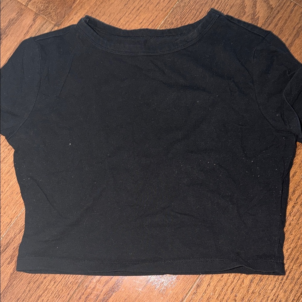 Wild Fable Black Crop Top